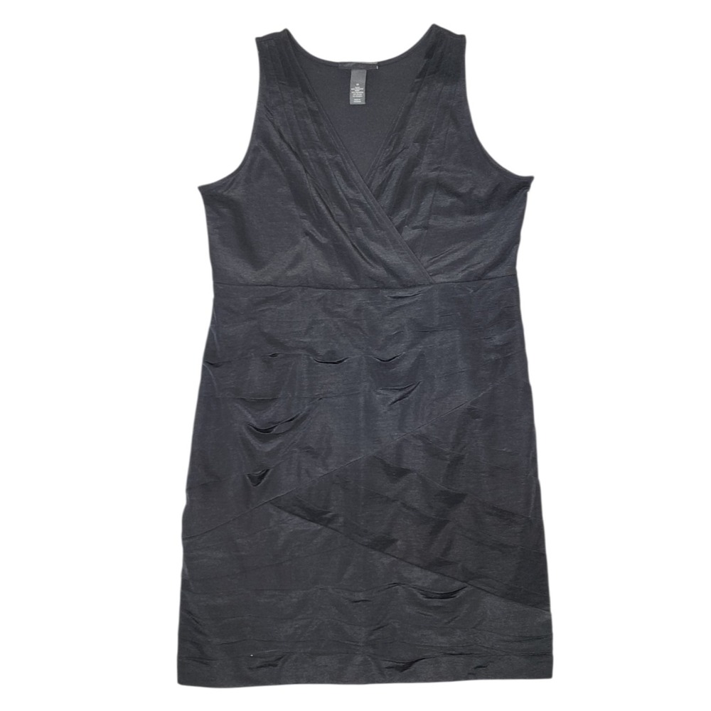 Lane Bryant Dress Womens Size 16 Black Sleeveless Tiered LBD Classic Event Party